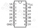 IC 74HC132 Quadruple Positive-NAND met Schmitt-trigger inputs